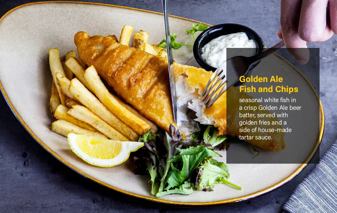 Golden Ale Fish and Chips
